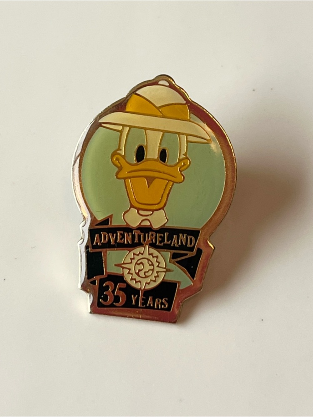 Disney Adventurand 35 Years Donald Duck Lapel Pin